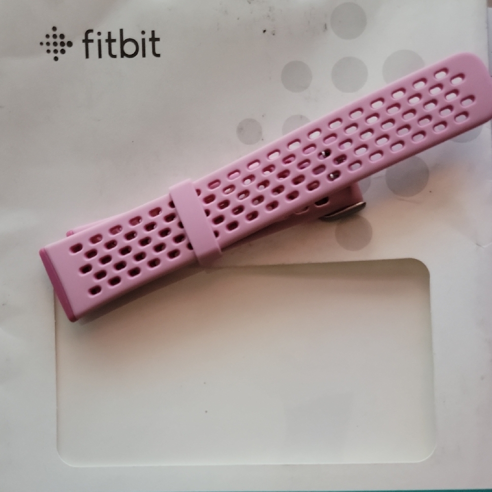 Fitbit Sense2 Pink Perforated Smart Watch Replacement Band